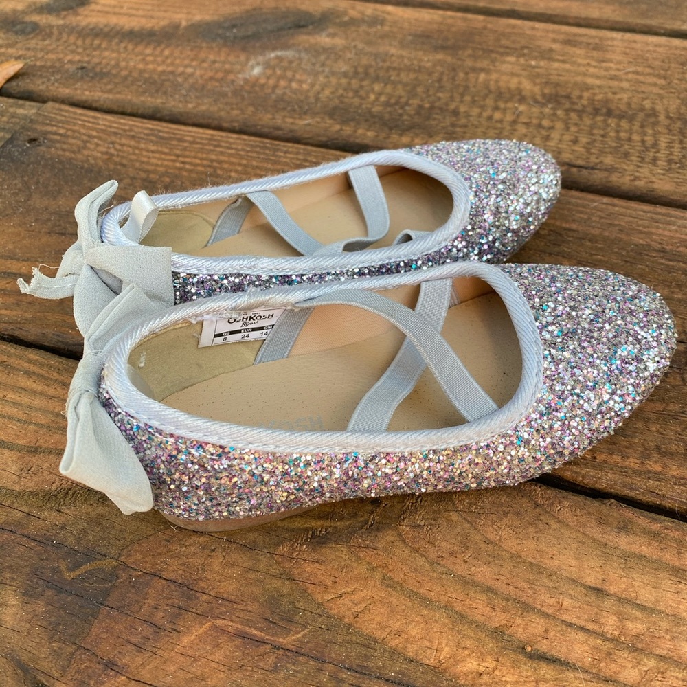 OshKosh B’gosh girl sparkle shoes - Picture 2 of 5
